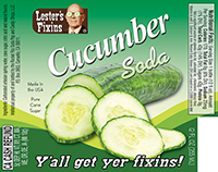 Lesters Fixins Cucumber Soda